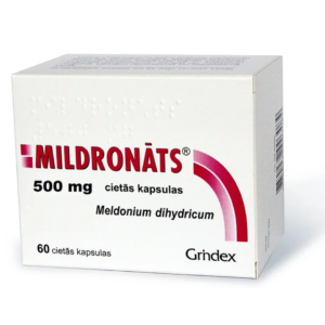 Mildronate Meldonium 500mg 60 capsules